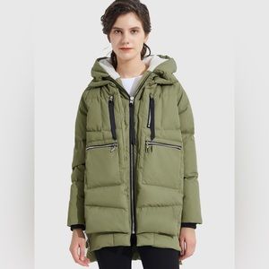 Orolay Women's Green Thickened Down Jacket Size 2XS 🔥 Final Price 🔥